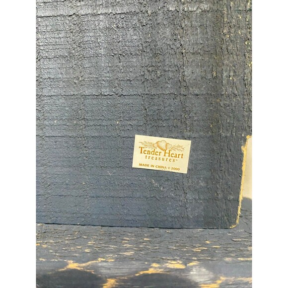 Set of 2 primitive wooden Pilgrim Figurines Fall Thanksgiving wood decor - Picture 5 of 6